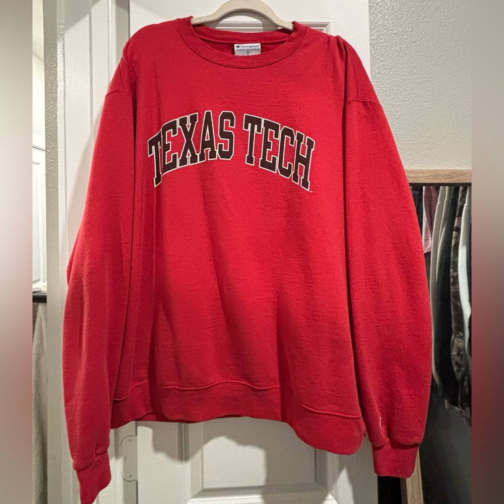 Texas Tech Champion Red Crewneck